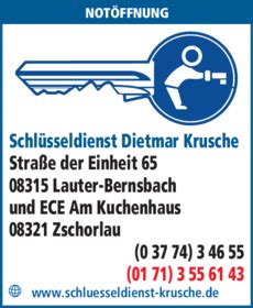 Schlüsselnotdienst in Lauter-Bernsbach